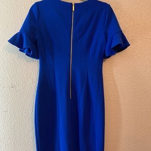 Never worn Royal Blue Calvin Klein Cocktail dress